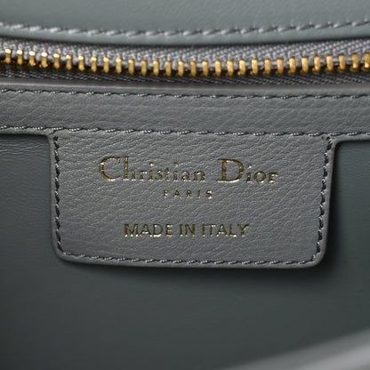 Christian Dior Grained Calfskin Cannage Large Caro Bag Grey Stone 6 of 12
