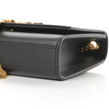 Saint Laurent Smooth Calfskin Small Classic Monogram Kate Tassel Satchel Black 10 of 12