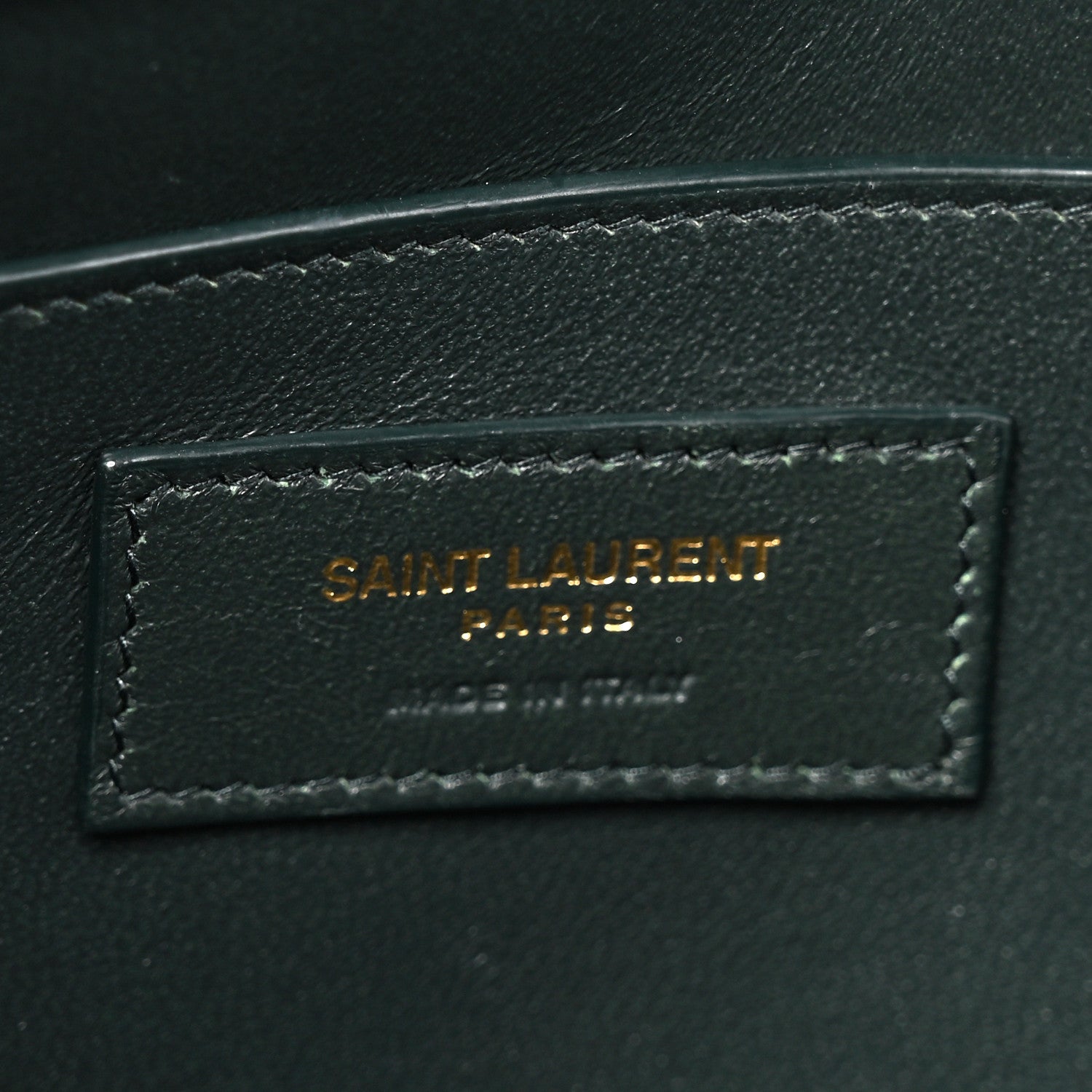 Saint Laurent Smooth Calfskin Medium Manhattan Shoulder Bag Dark Green 6 of 11