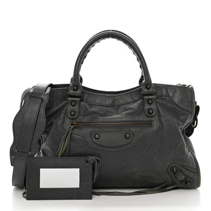 Balenciaga Agneau Classic Hardware City Anthracite 1 of 11
