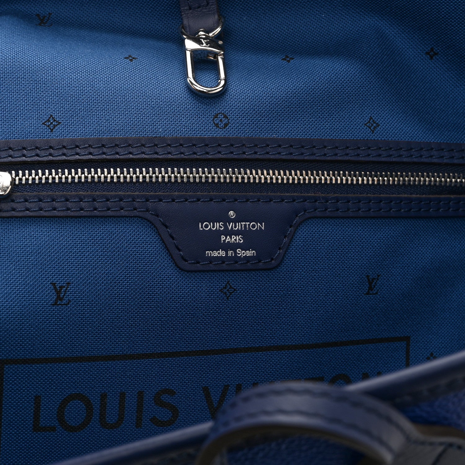 Louis Vuitton Monogram Escale Neverfull MM Blue 6 of 10