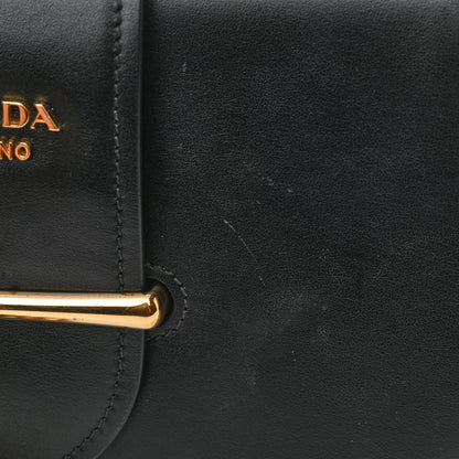 Prada City Calfskin Sidonie Small Chain Crossbody Bag Black 10 of 10