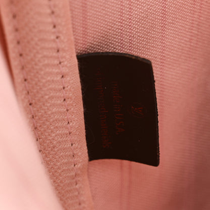 Louis Vuitton Damier Ebene Neo Neverfull MM Rose Ballerine 7 of 10