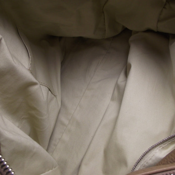 Leather Paddington Large Tote Taupe