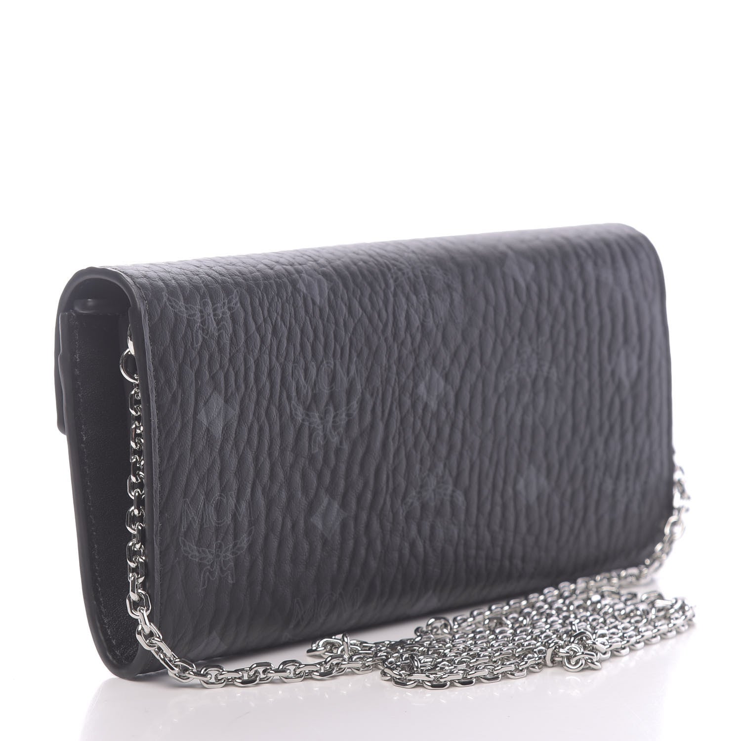 MCM Visetos Large Patricia Wallet On Chain Black 3 of 10