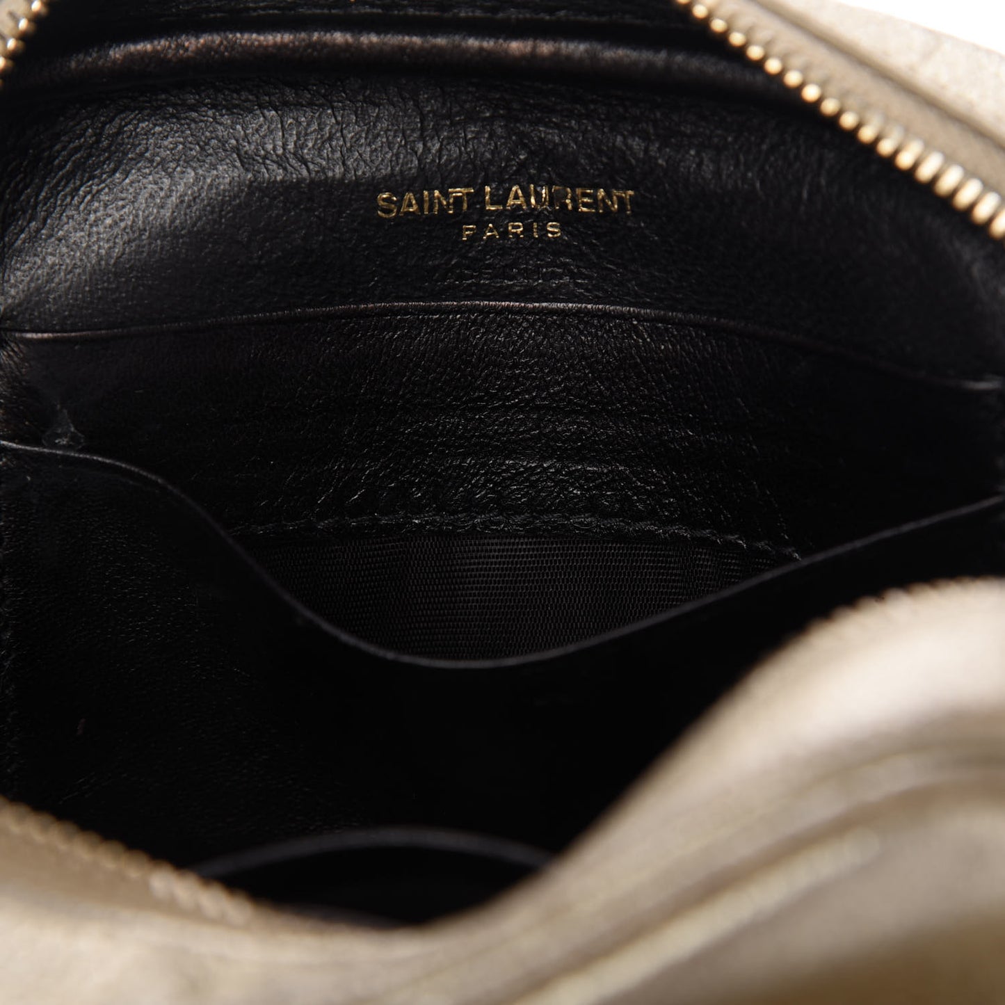 Metallic Calfskin Monogram Blogger Bag Gold