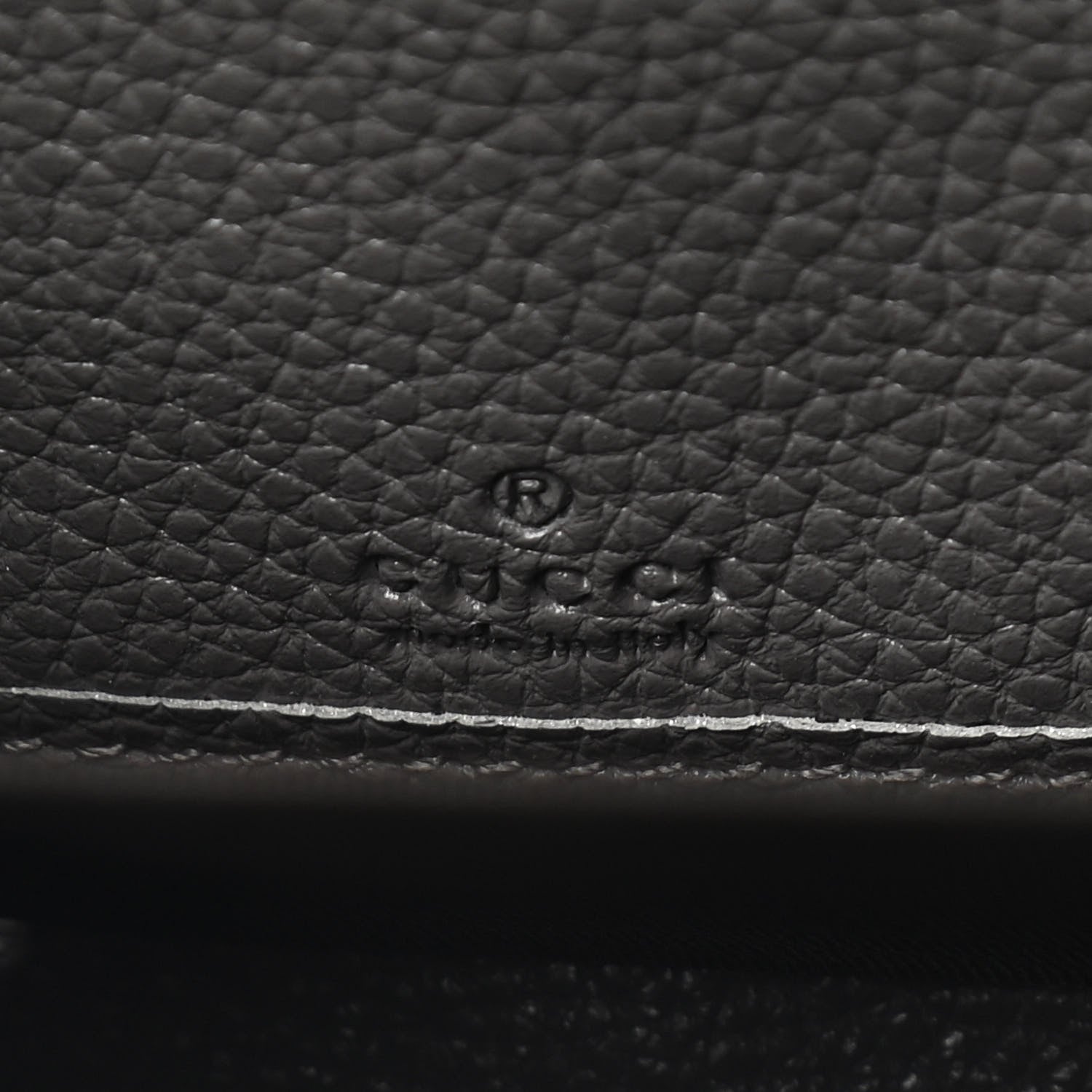 Gucci Grainy Calfskin Zumi Zip Around Wallet Dusty Grey 6 of 10