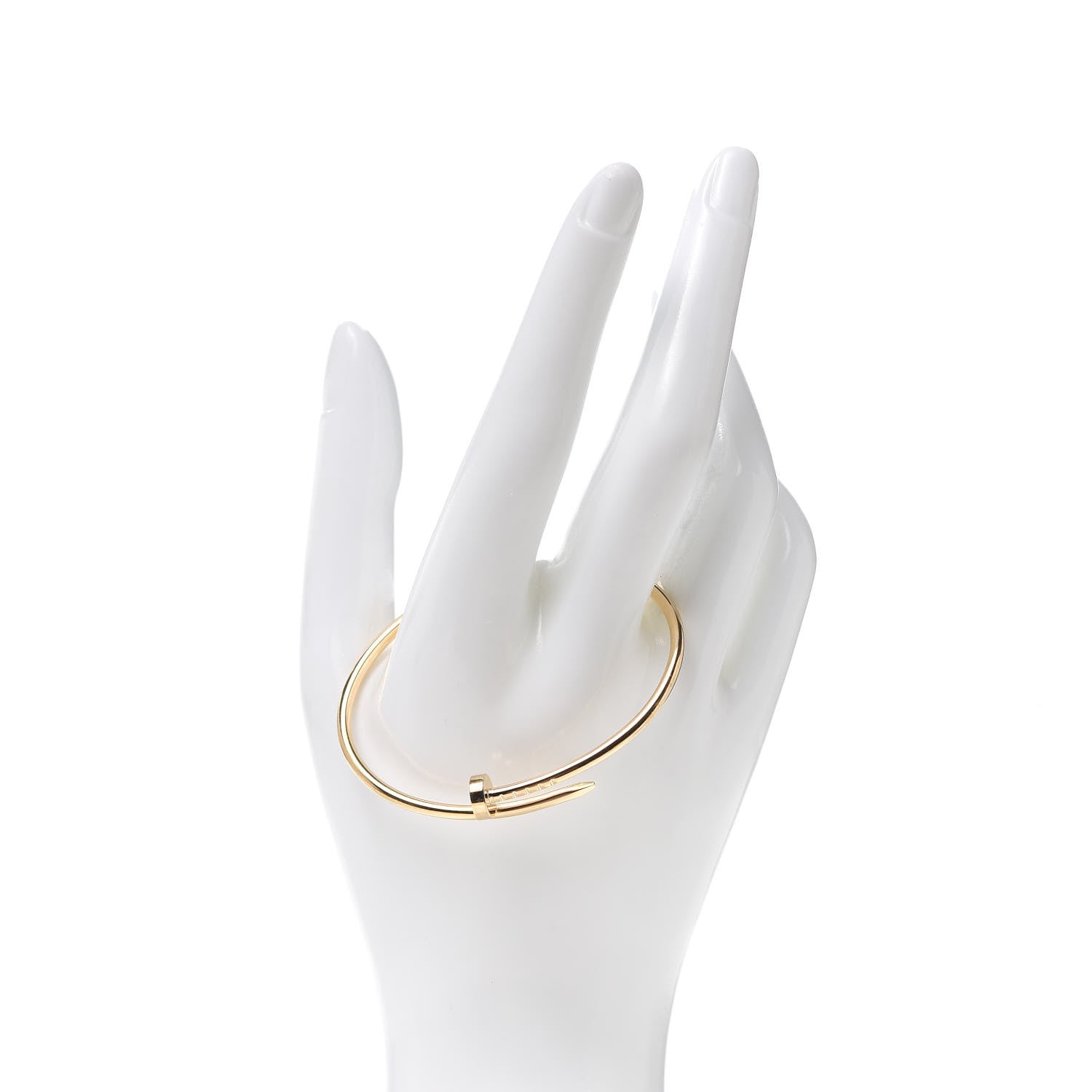 Cartier 18K Yellow Gold Small Juste Un Clou Bracelet 16 2 of 5
