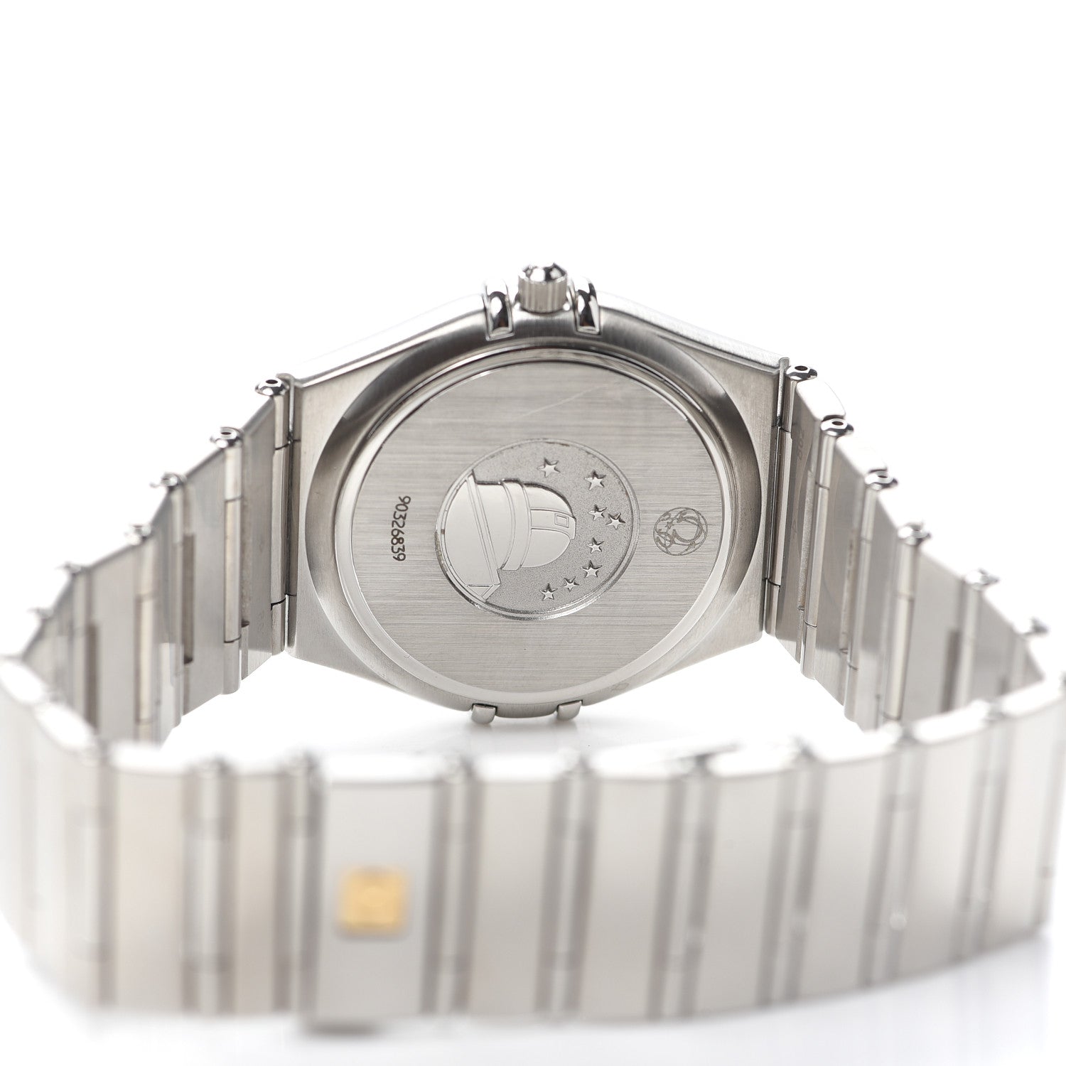 Omega Stainless Steel 33mm Constellation Quartz Watch Blue 1512.40 4 of 6