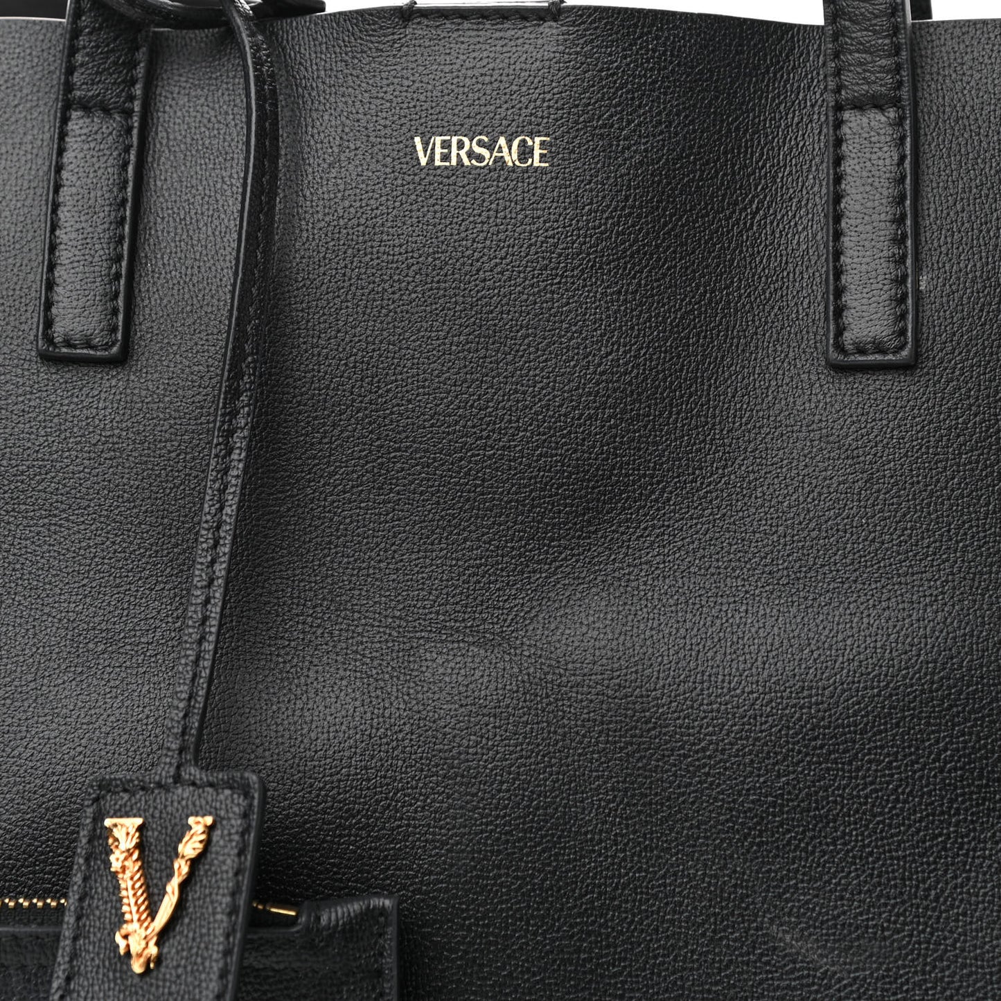 Calfskin Virtus Tote Black