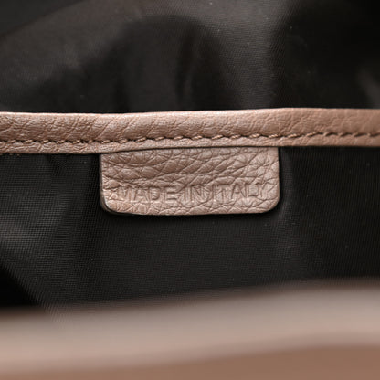 Burberry Calfskin Suede Earlsburn Mixed Media Tote Mole Grey 7 of 14