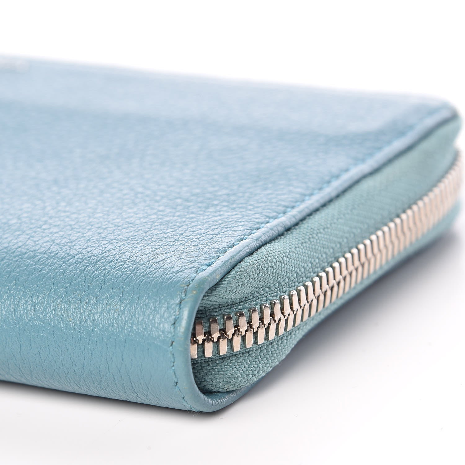 Balenciaga Calfskin Essential Continental Zip Around Wallet Bleu 10 of 11