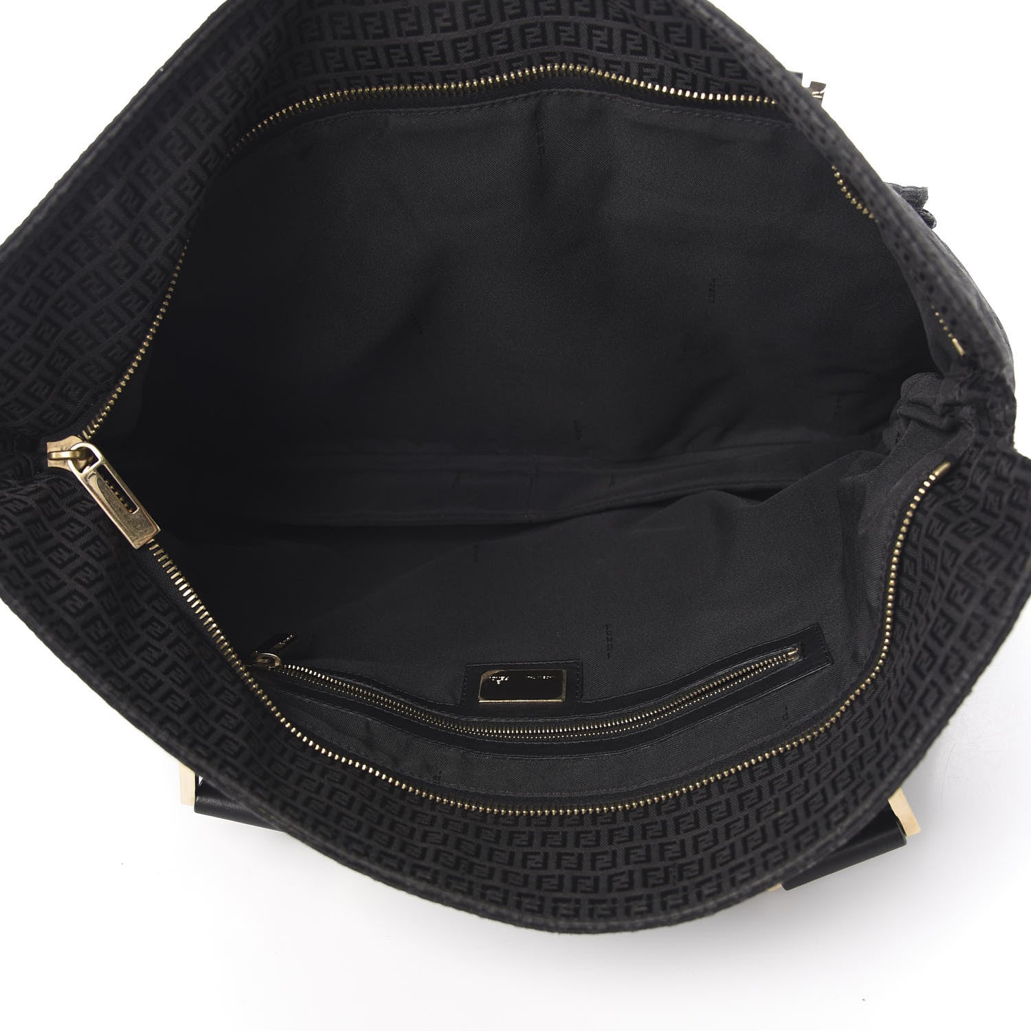 Fendi Zucchino Tote Black 4 of 9