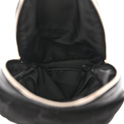 Gucci Econyl Nylon Monogram Off The Grid Sling Backpack Black 5 of 14