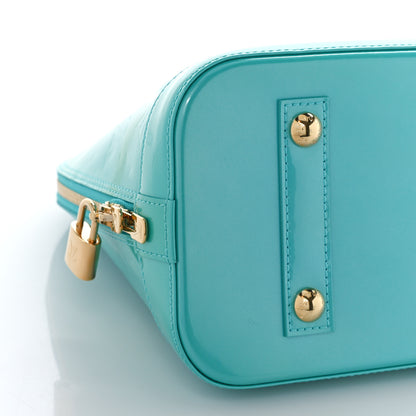 Louis Vuitton Vernis Alma PM Blue Lagon 7 of 8