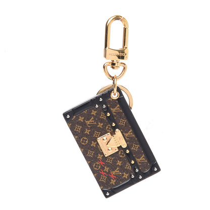 Louis Vuitton Petite Malle Bag Charm Key Holder Brown 1 of 3