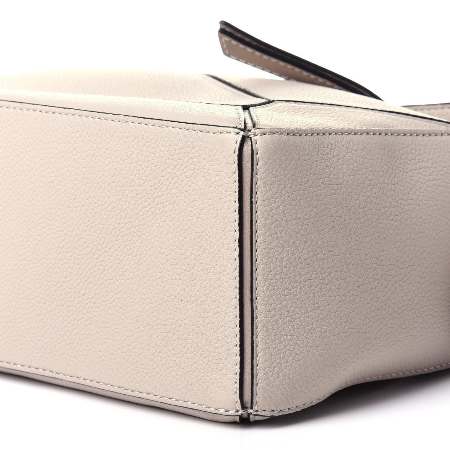 Calfskin Small Puzzle Bag Light Oat