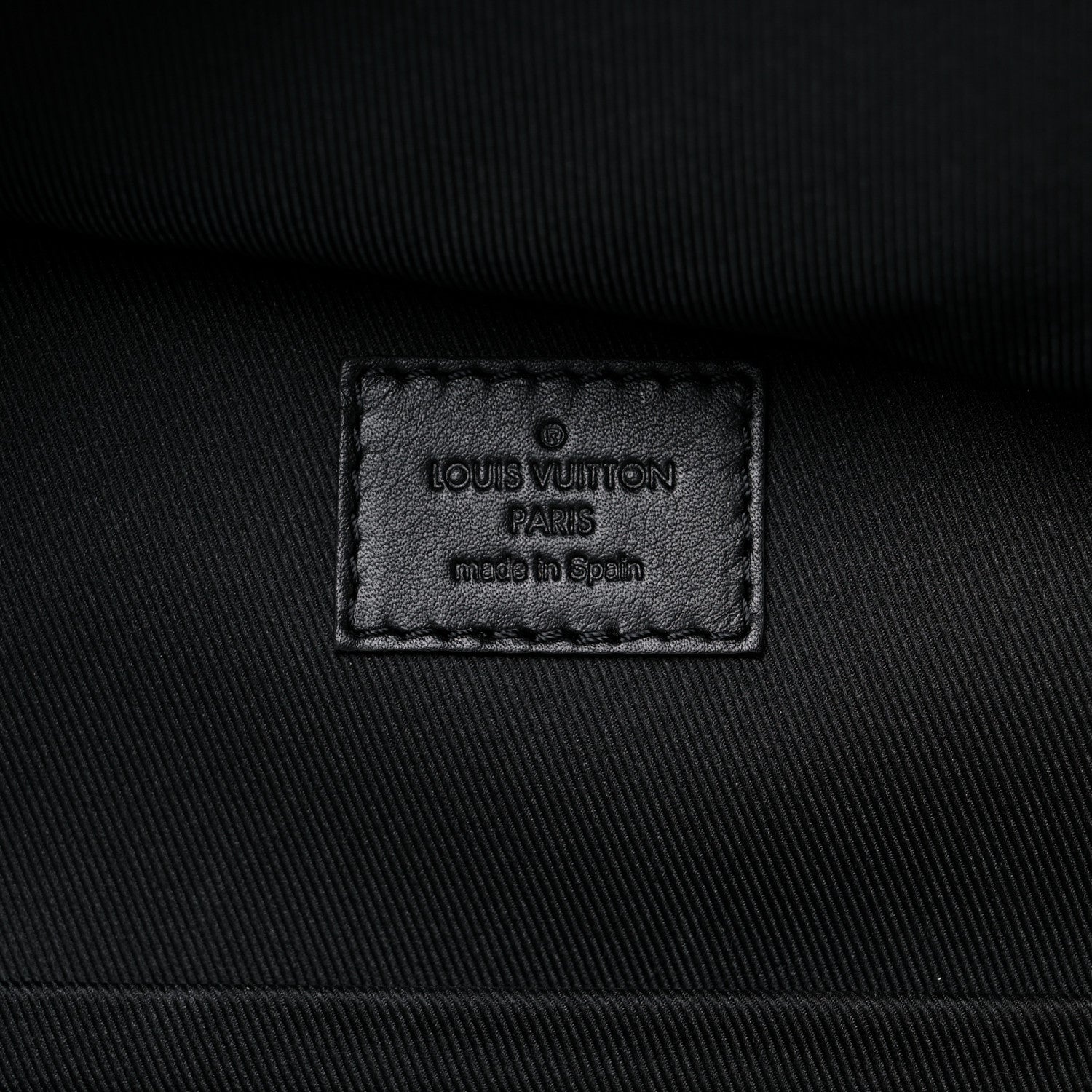 Louis Vuitton Calfskin Monogram Shadow Racer Backpack Black 6 of 13
