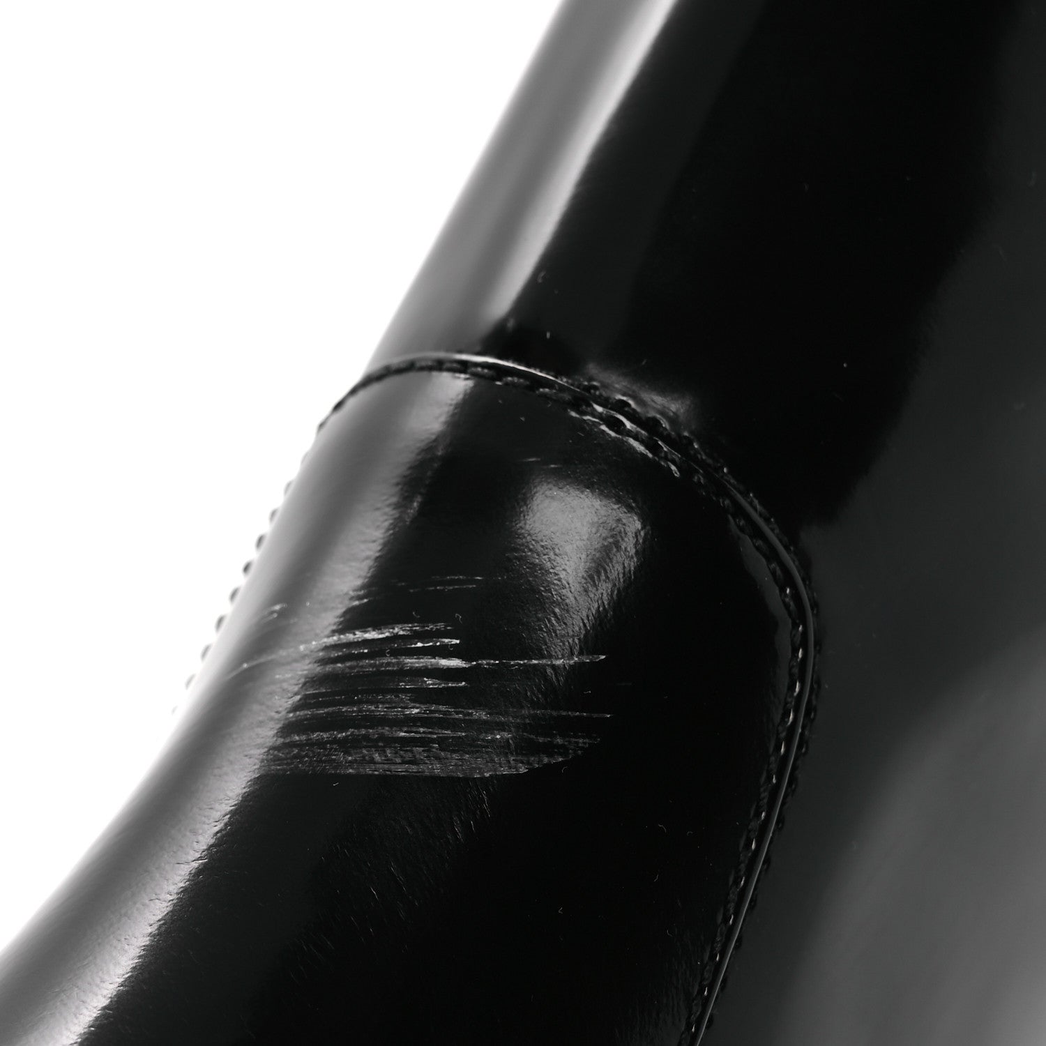 Saint Laurent Vitello Ruinart Hunt 25 Boots 40 Black 11 of 13