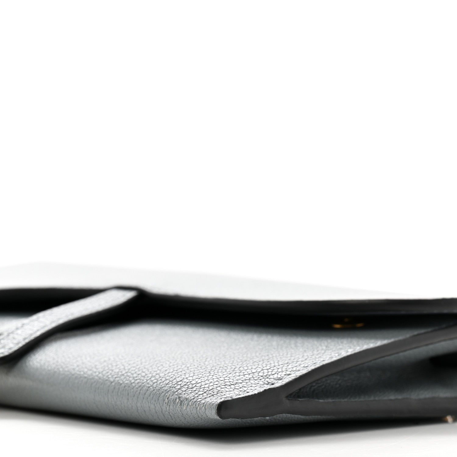 Christian Dior Goatskin Saddle Chain Wallet Pouch Cloud Blue 11 of 11