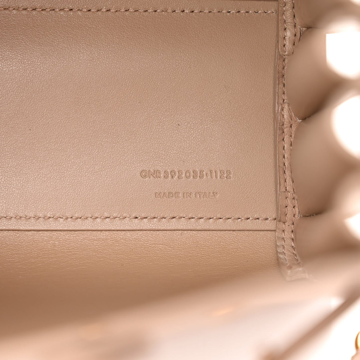 Calfskin Nano Sac De Jour Beige