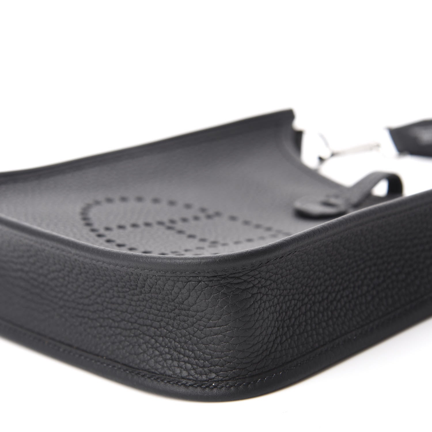 Hermes Taurillon Clemence Evelyne TPM Black 7 of 10