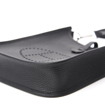 Hermes Taurillon Clemence Evelyne TPM Black 7 of 10