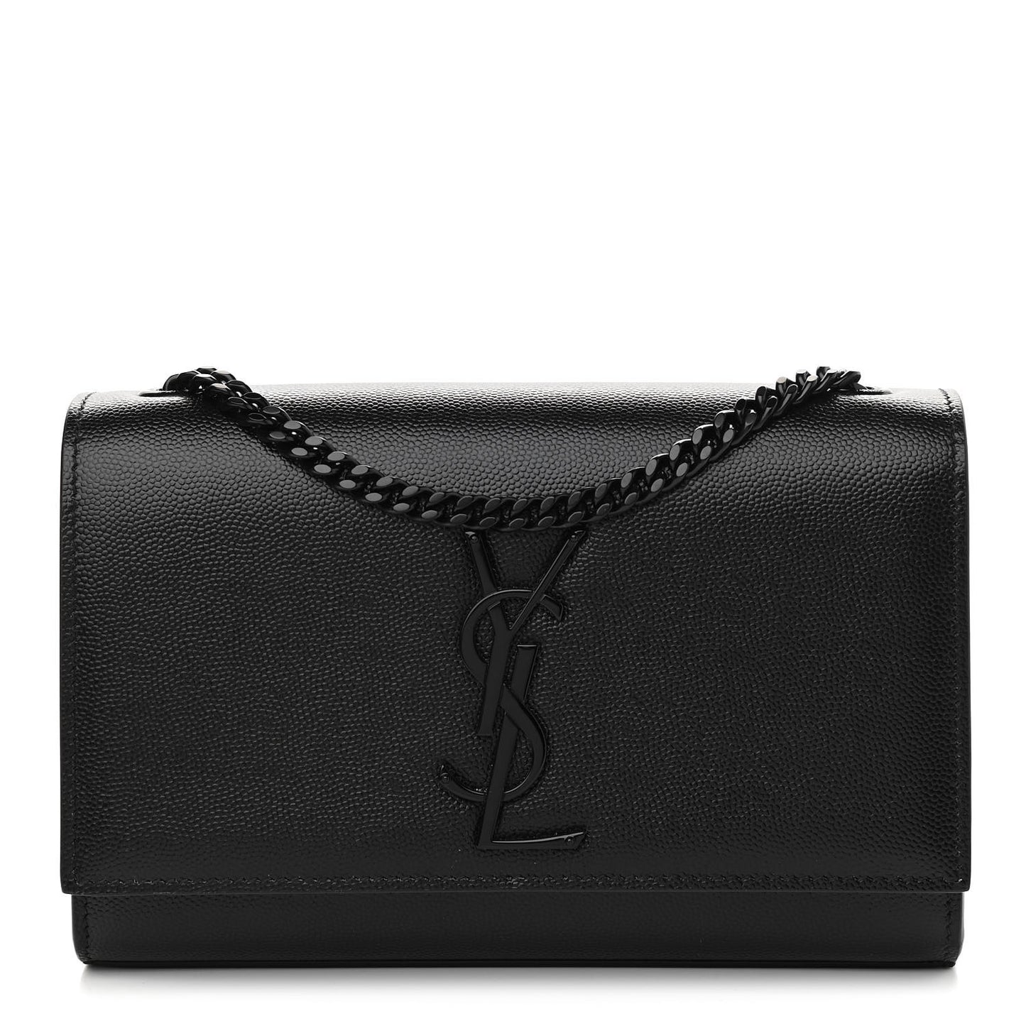 Grain De Poudre Small Monogram Kate Satchel Black