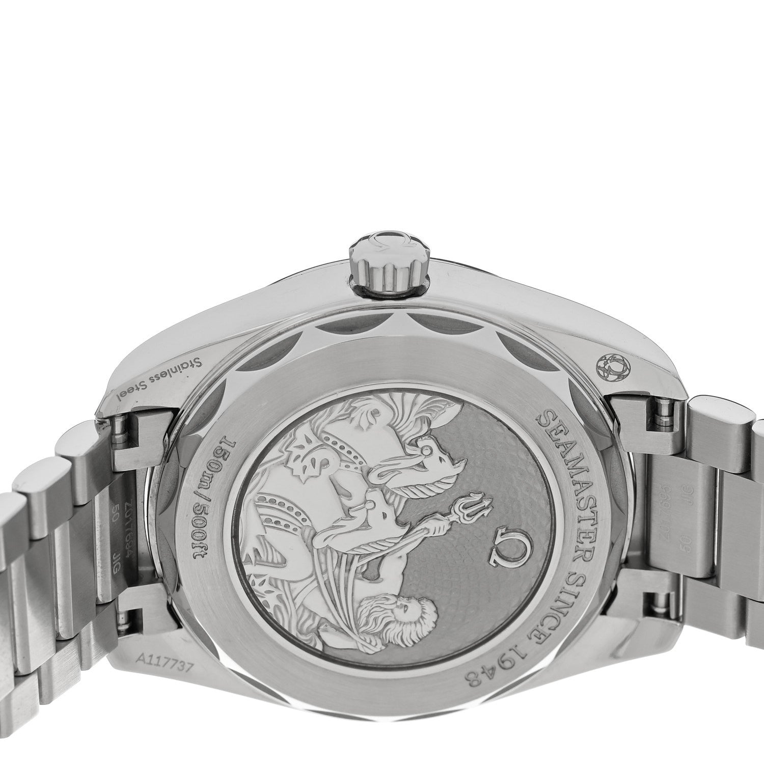 Omega Stainless Steel 38mm Seamaster Aqua Terra 150M Co-Axial Automatic Watch Summer Blue 220.10.38.20.03.004 4 of 5