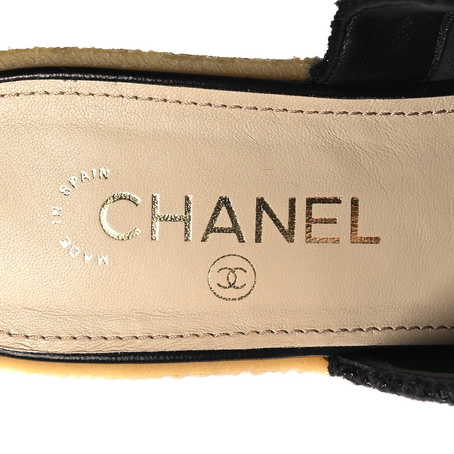 Chanel Iridescent Wool Tweed Lambskin CC Mules 41 Black 8 of 9