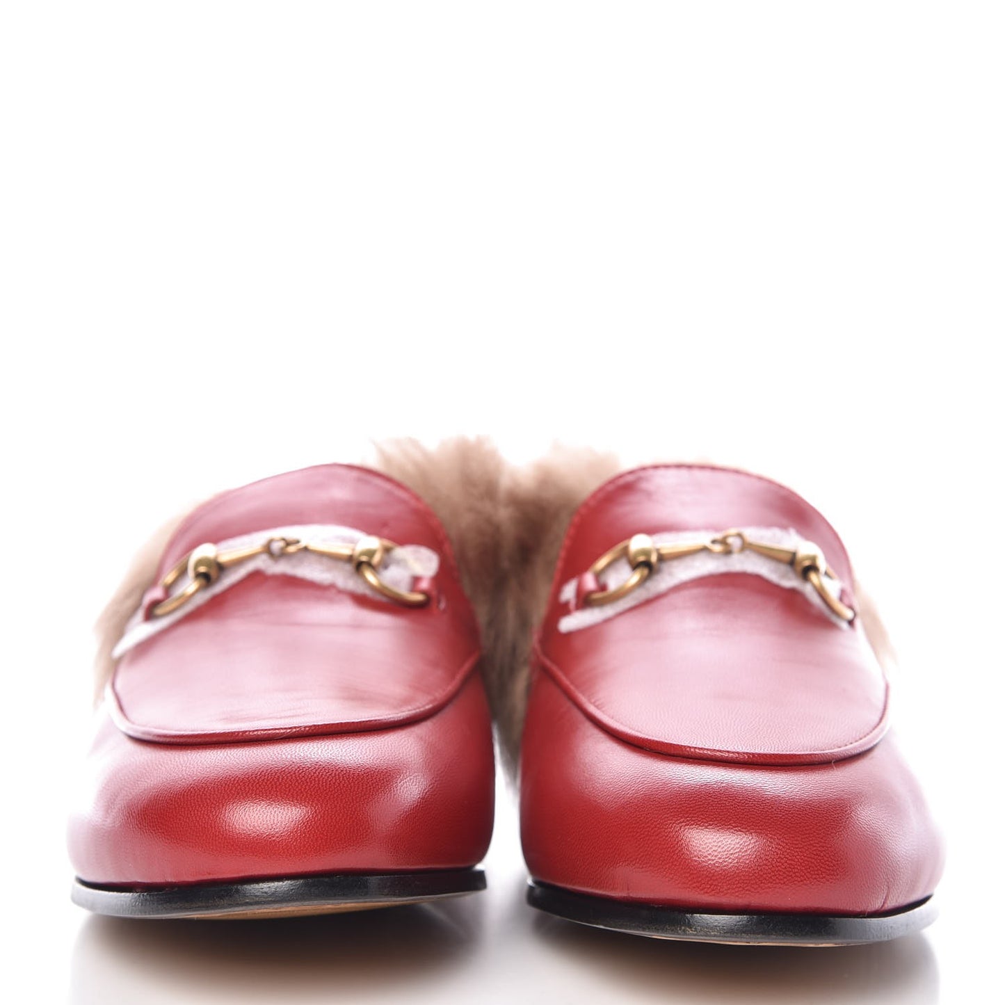 Malaga Kid Fur Womens Jordaan Loafers 37 Hibiscus Red Natural