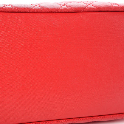Christian Dior Coated Canvas Cannage Medium Panarea Tote Pink 10 of 10