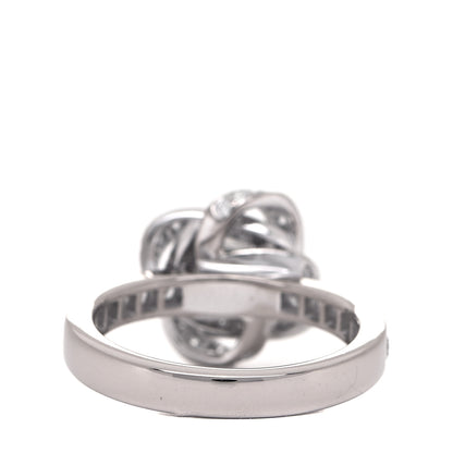 Boucheron 18K White Gold Diamond Pivoine Ring 50 5.25 3 of 8