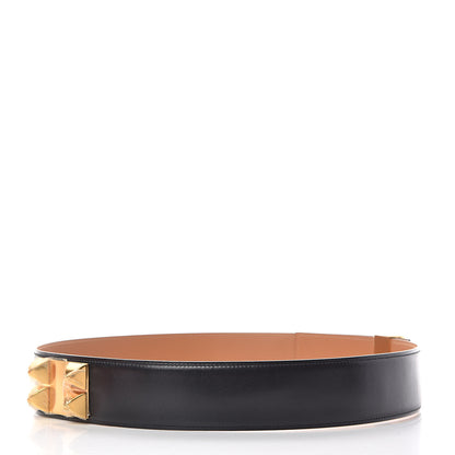 Hermes Box Collier De Chien CDC Belt 90 Black 3 of 6
