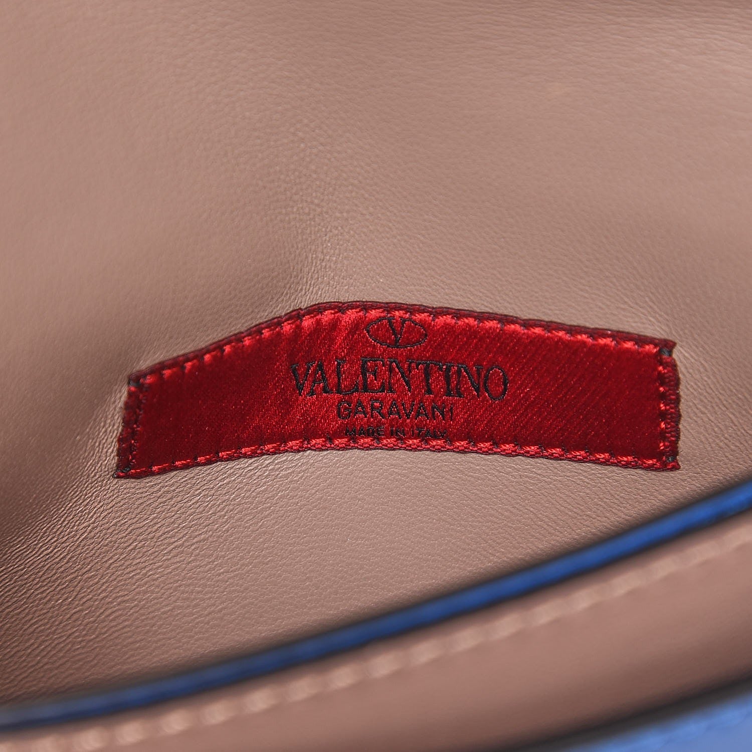 Valentino Garavani Nappa Small Rockstud Wristlet Clutch Light Sapphire 6 of 6