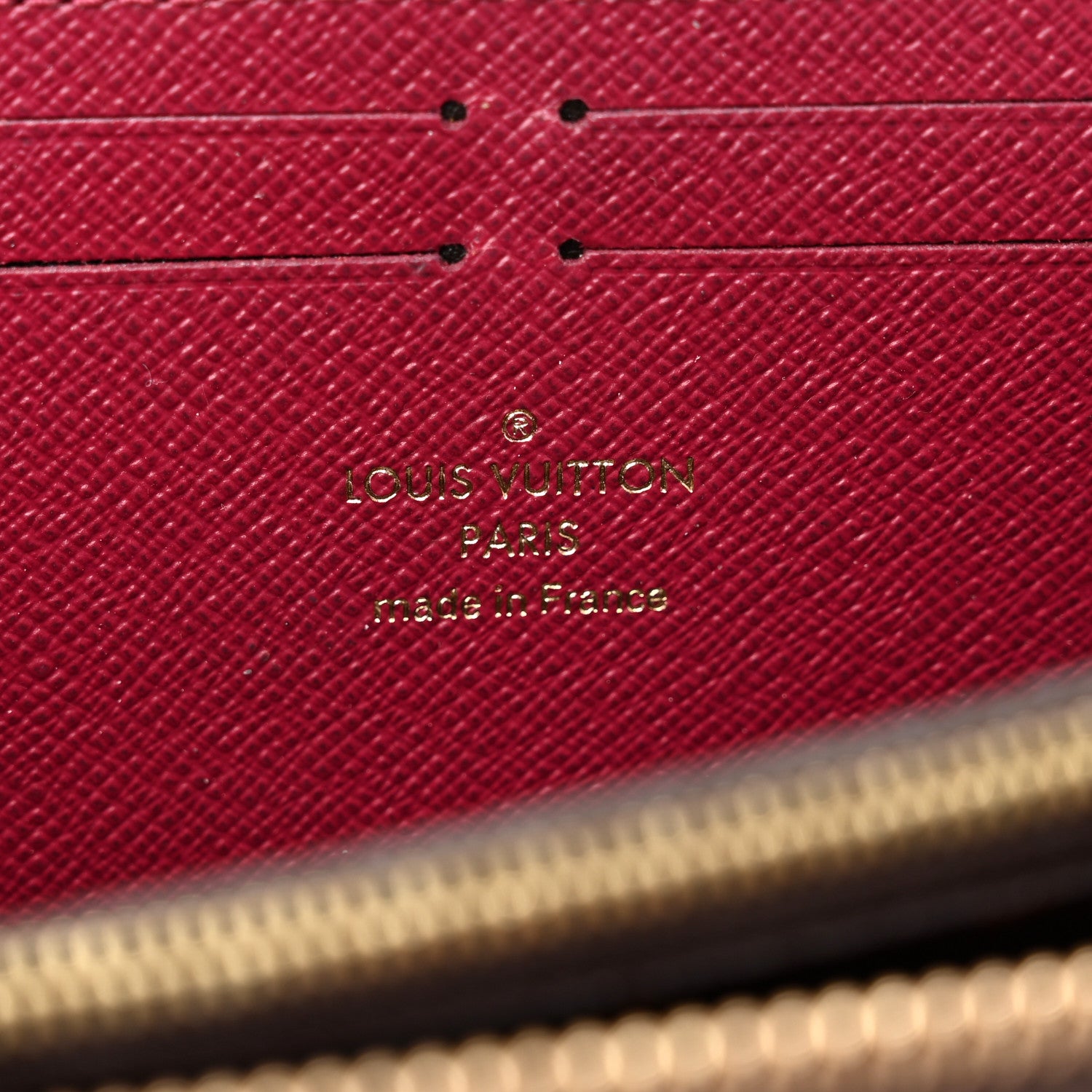 Louis Vuitton Monogram Clemence Wallet Fuchsia 6 of 7