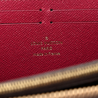 Louis Vuitton Monogram Clemence Wallet Fuchsia 6 of 7