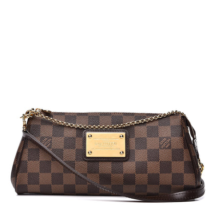 Louis Vuitton Damier Ebene Eva Clutch 1 of 10