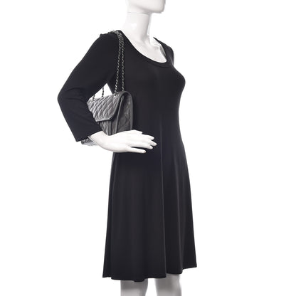 Chanel Caviar Quilted Large French Riviera Flap Dark Grey 2 of 14