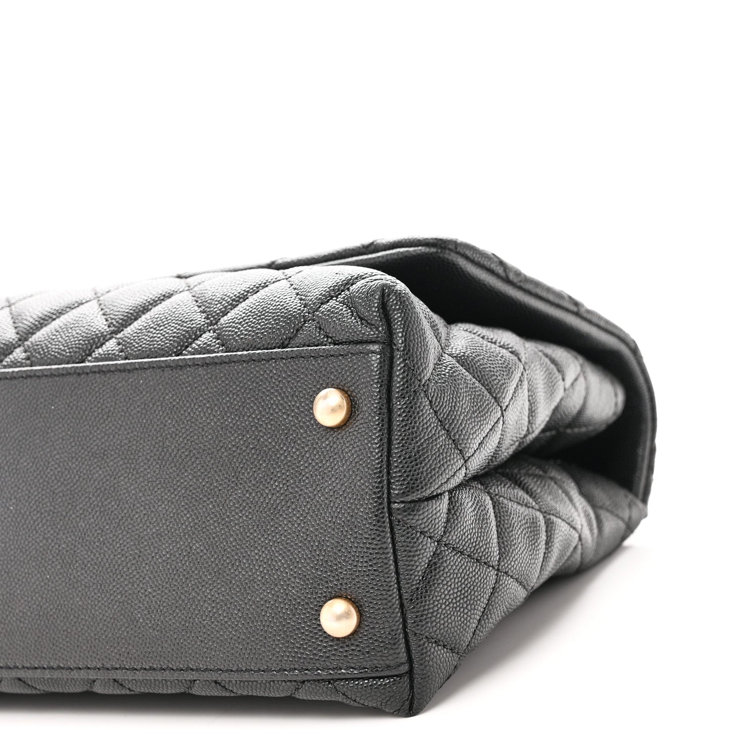 Chanel Caviar Quilted Small Coco Handle Flap Black 10 of 10