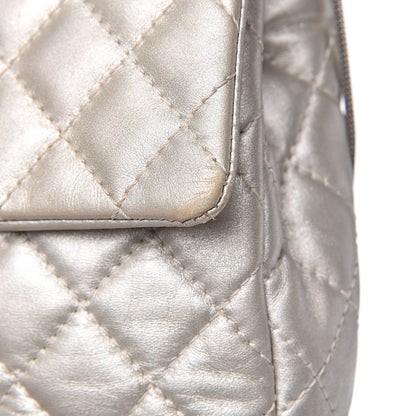 Chanel Metallic Calfskin Quilted 2.55 Reissue Clutch Silver 15 of 25