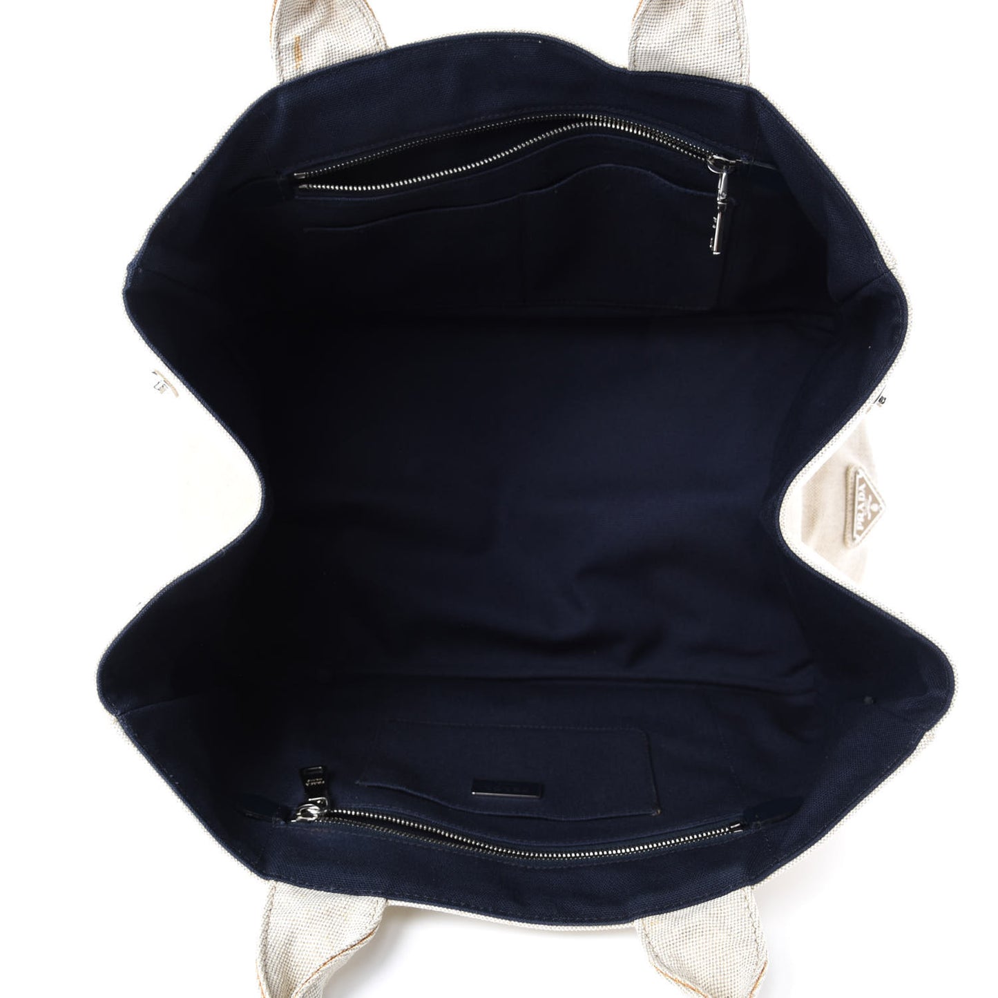 Canvas Mistolino Canapa Tote Naturale Blue