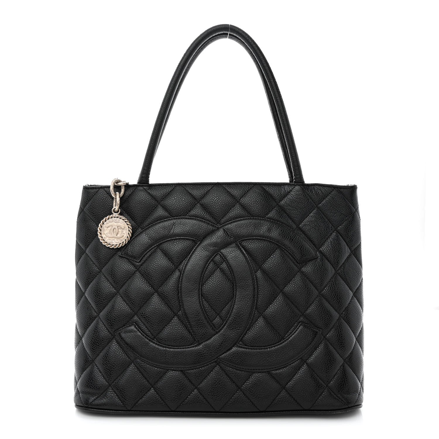 Chanel Caviar Quilted Medallion Tote Black 1 of 10