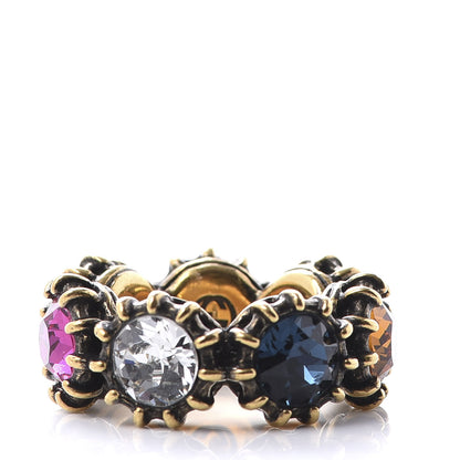 Gucci Tigerhead Crystal Ring 13 2 of 8