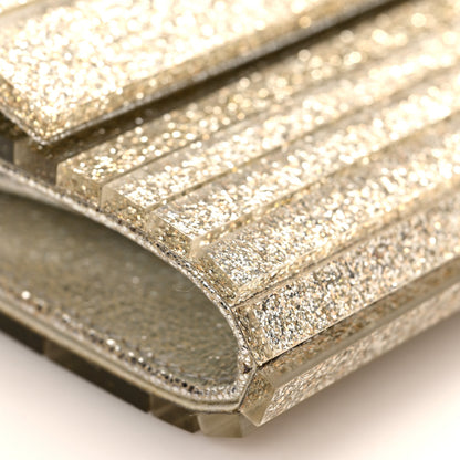 Jimmy Choo Acrylic Glitter Sweetie Clutch Champagne 6 of 7