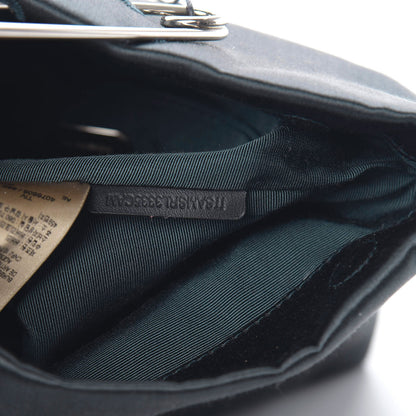 Burberry Satin Small Pin Clutch Green 6 of 8