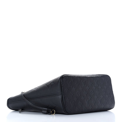 Louis Vuitton Empreinte Monogram Giant Neverfull MM Black 5 of 9