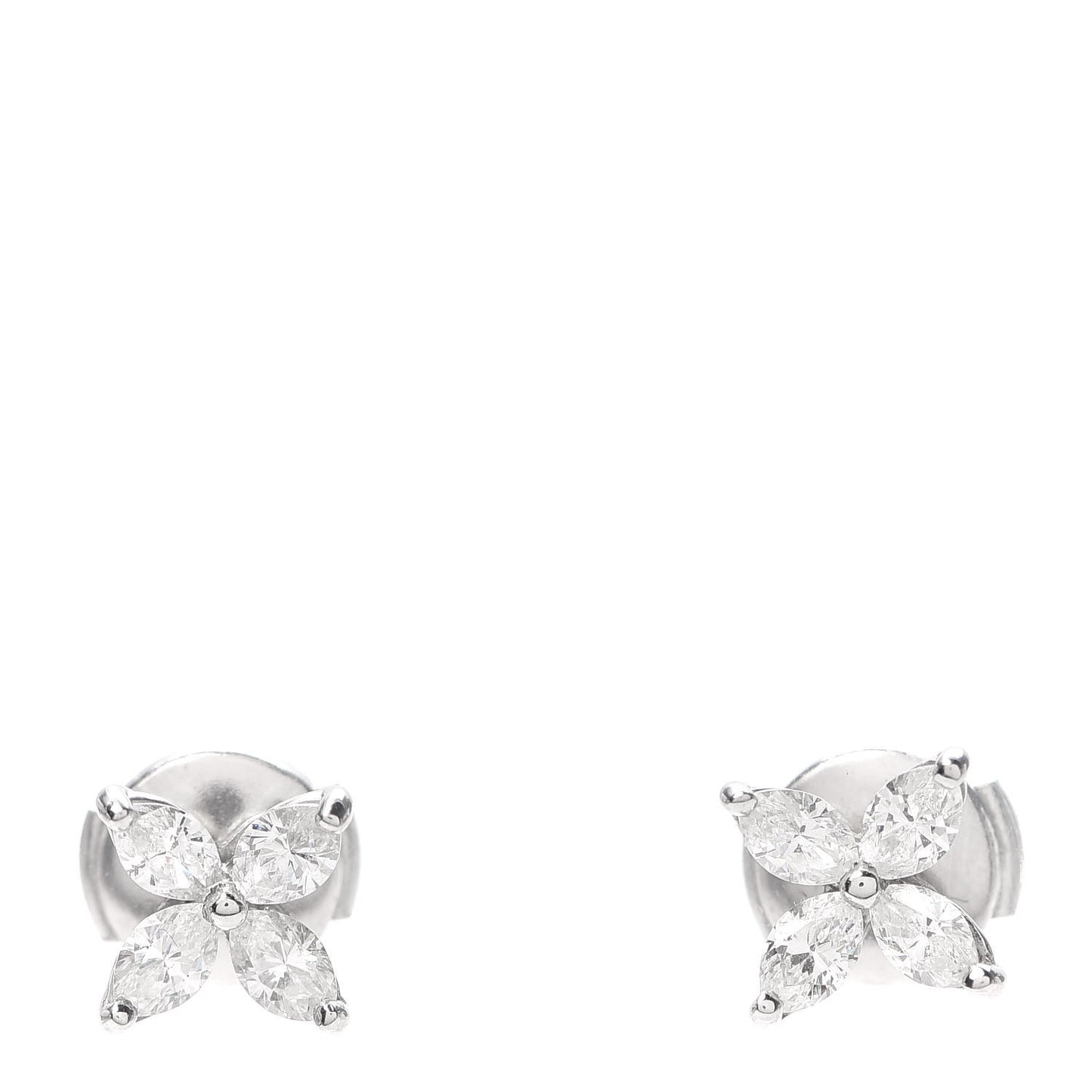 Platinum Diamond .70ct Victoria Earrings