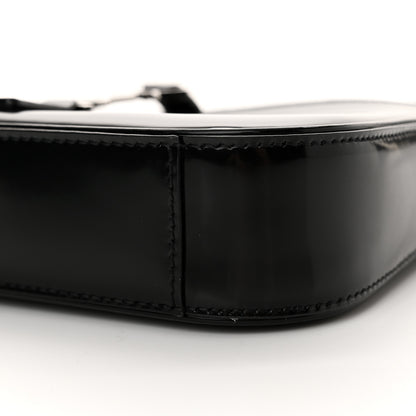 Saint Laurent Patent Calfskin Le 5 A 7 Mini Hobo Black 10 of 11