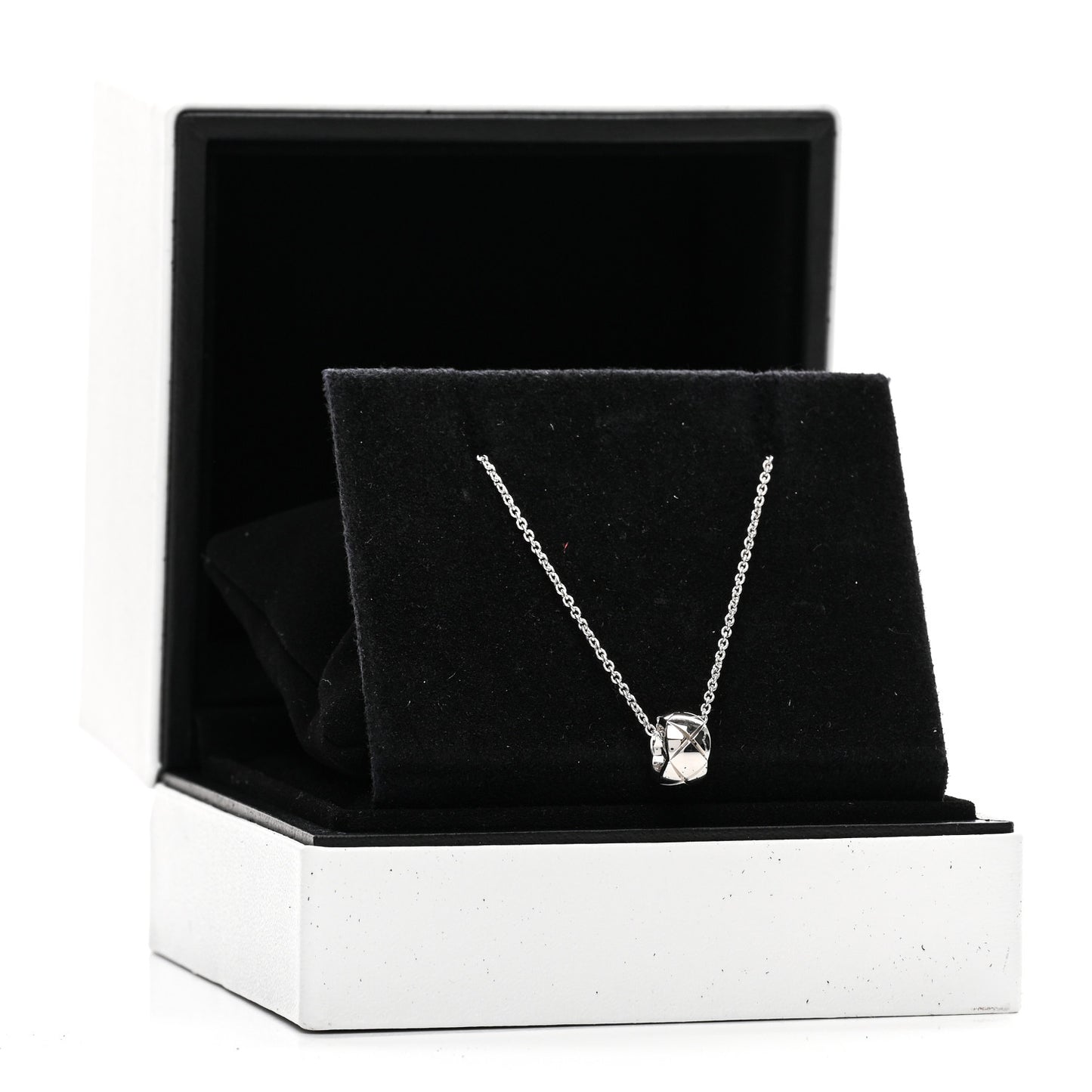 18K White Gold Coco Crush Pendant Necklace